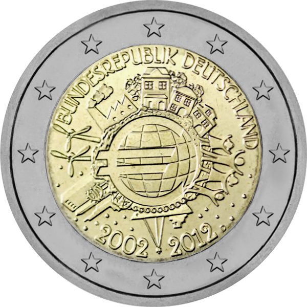2012 – 10 ans de l’Euro – version allemande