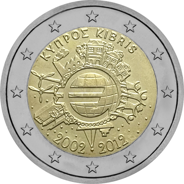 2012 – 10 ans de l’Euro – version chypriote