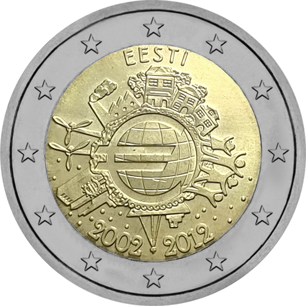 2012 – 10 ans de l’Euro – version estonienne