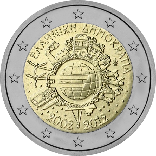 2012 – 10 ans de l’Euro – version grecque