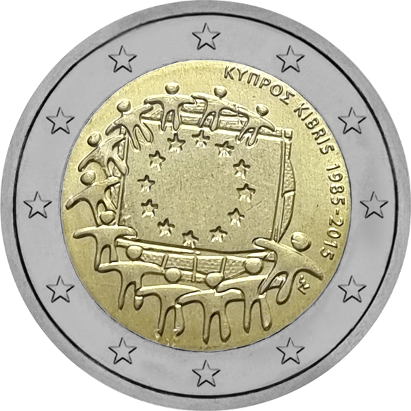 2015 – 30 ans du drapeau de l’Union européenne – version chypriote