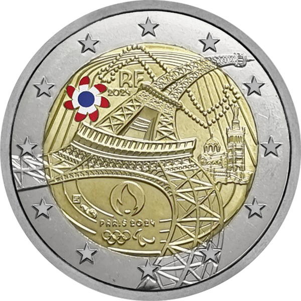 2024 – JO de Paris 55 – Tour Eiffel – version couleur