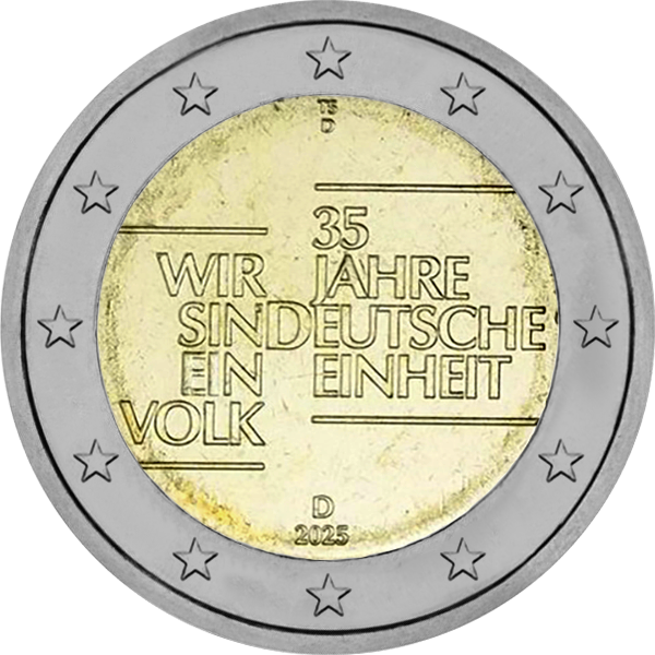 2025 – 35 Jahre Deutsche Einheit (Unité allemande)