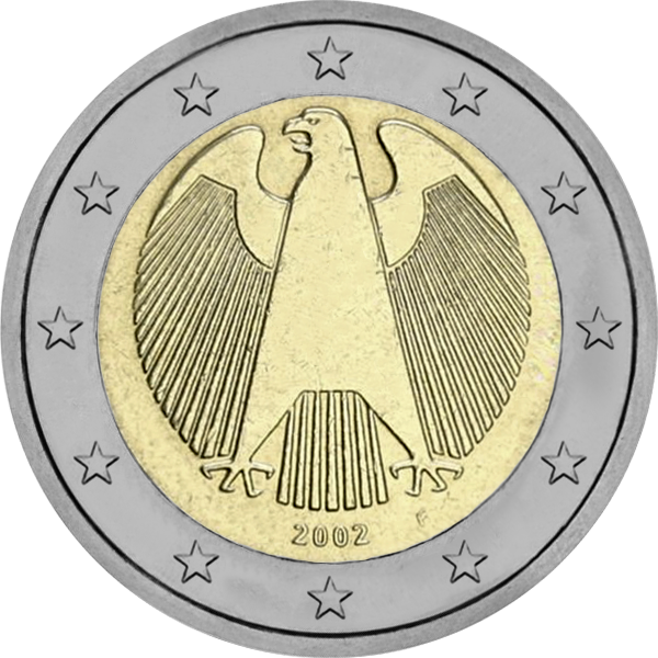 Pièce 2 euros Allemagne courante