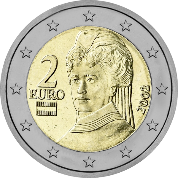 Pièce 2 euros Autriche courante