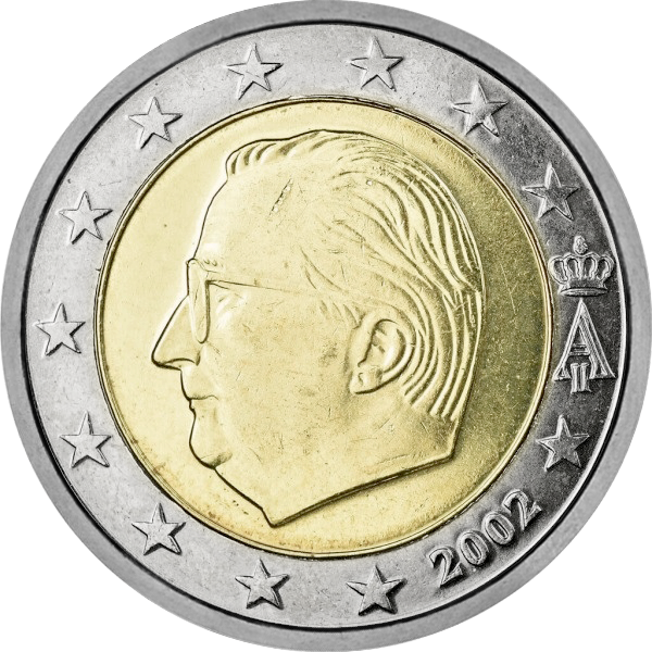 Pièce 2 euros Belgique courante v1