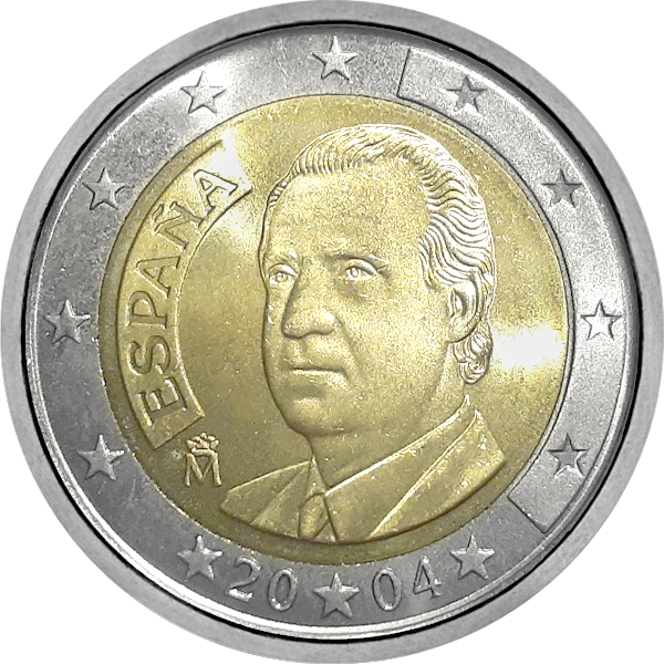 Pièce 2 euros Espagne courante v1
