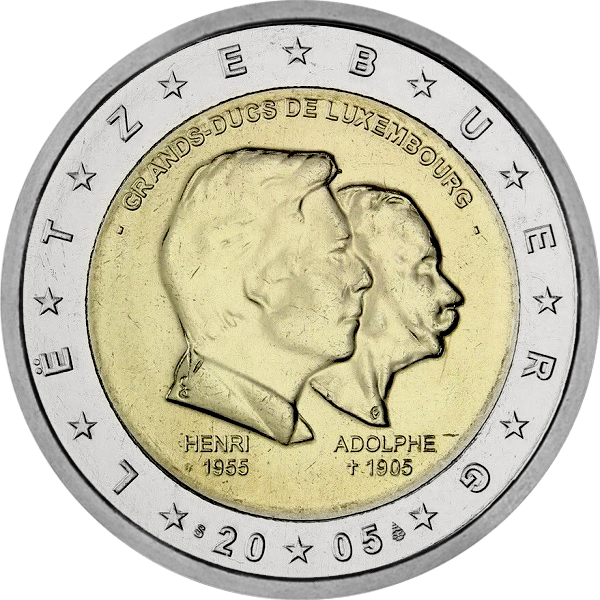 2005 – 50 ans du Grand-Duc Henri et 100 ans de la mort du Grand-Duc Adolphe