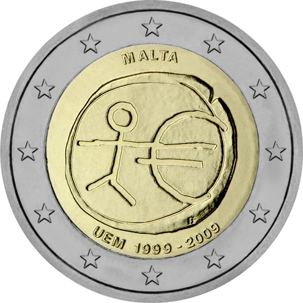 2009 – 10 ans de l’Union Économique et Monétaire – version maltaise