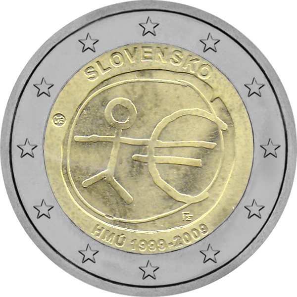 2009 – 10 ans de l’Union Économique et Monétaire – version slovaque