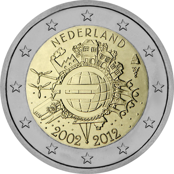 2012 – 10 ans de l’Euro – version néerlandaise