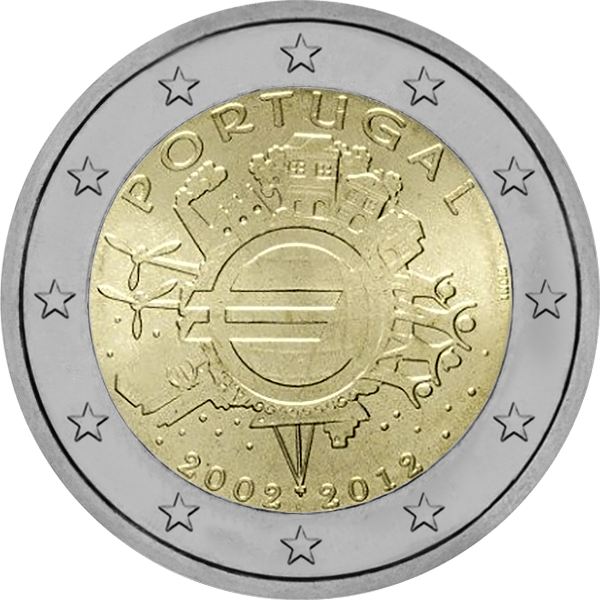2012 – 10 ans de l’Euro – version portugaise
