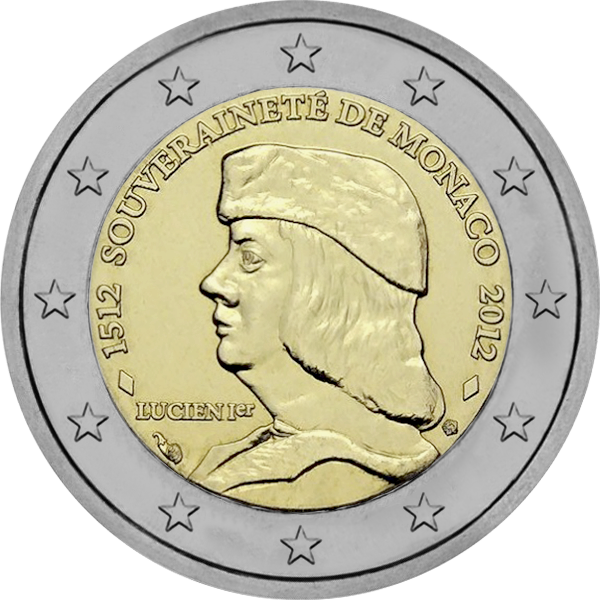2012 – 500 ans de la souveraineté sur Monaco obtenue par Lucien I