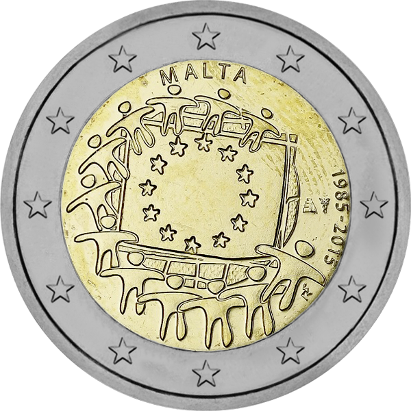 2015 – 30 ans du drapeau de l’Union européenne – version maltaise