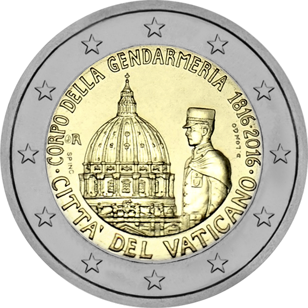 2016 – 200 ans du corps de Gendarmerie du Vatican