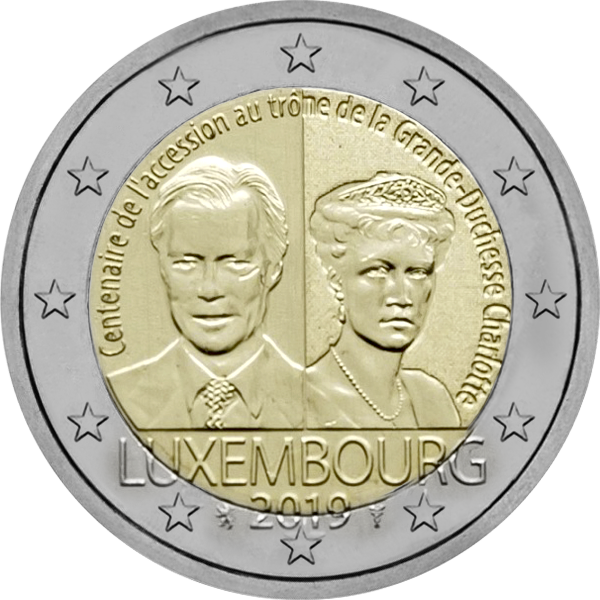 2019 – 100 ans du couronnement de la Grande-Duchesse Charlotte