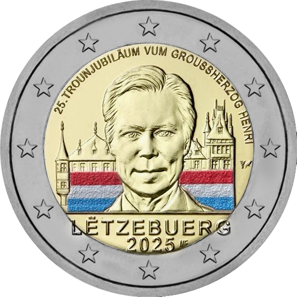 2025 – 25 ans de l’intronisation du Grand-Duc Henri – version couleur