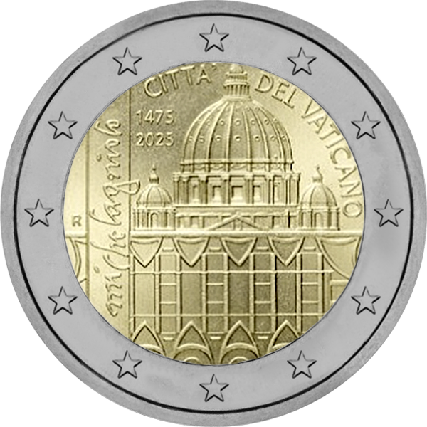 2025 – 550 ans naissance Michelange – version vaticane