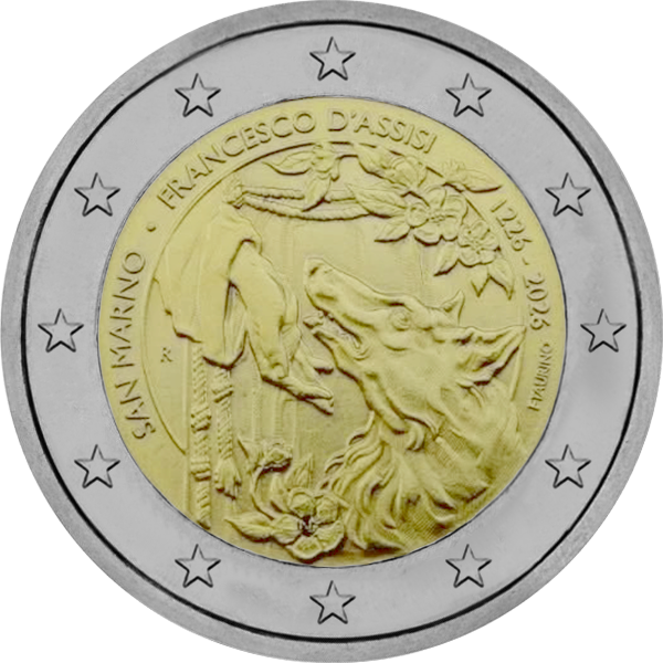 2026 - 800 ans de la mort de François d’Assise – version saint-marinaise