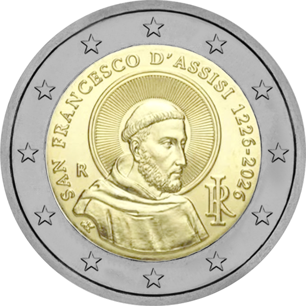2026 - 800 ans de la naissance de Saint François d'Assise - version italienne