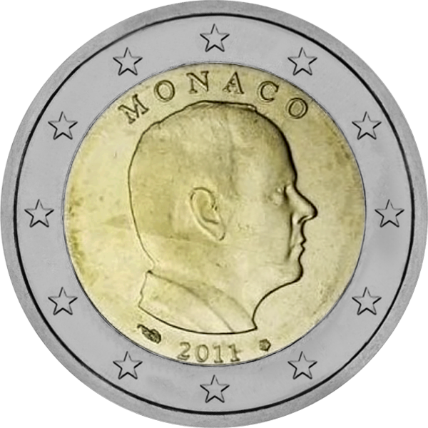 Pièce 2 euros Monaco courante v2