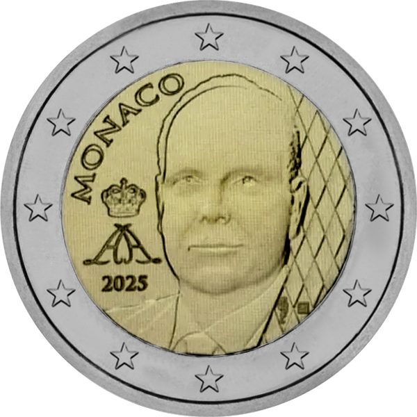Pièce 2 euros Monaco courante v3