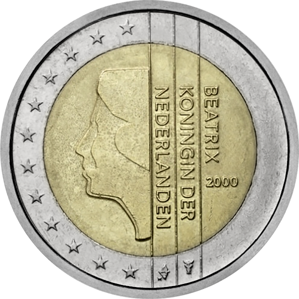 Pièce 2 euros Pays-Bas courante v1