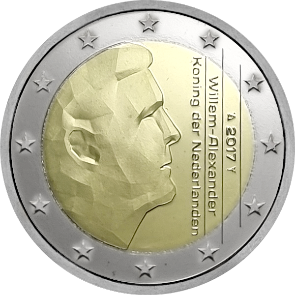 Pièce 2 euros Pays-Bas courante v2