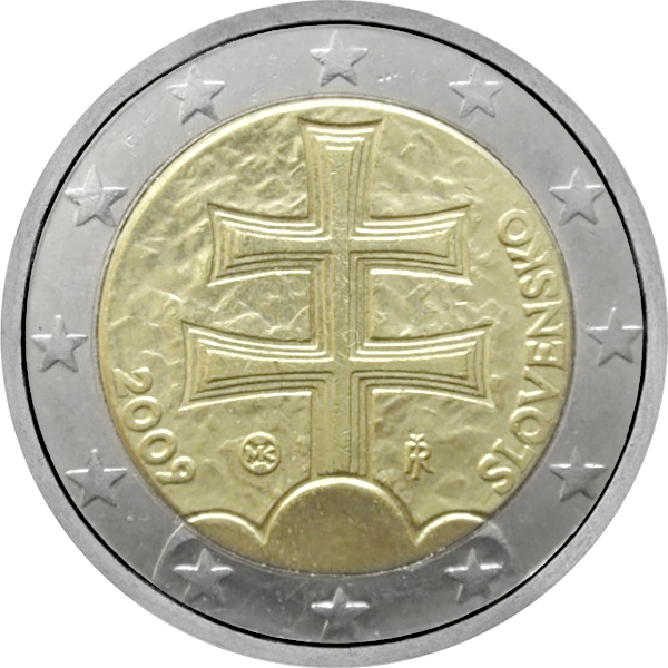 Pièce 2 euros Slovaquie courante