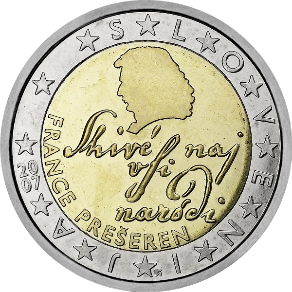 Pièce 2 euros Slovénie courante