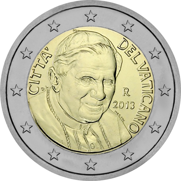 Pièce 2 euros Vatican courante v3