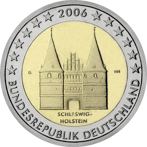 Pièce de 2 euros Schleswig-Holstein 2006 Bundesrepublik Deutschland