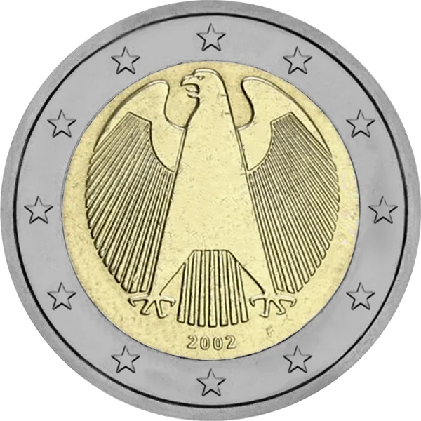 Pièce de 2 euros d'Allemagne courante