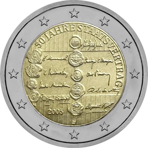 Pièce de 2 euros 50 Jahre Staatsvertrag 2005