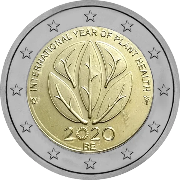 Pièce de 2 euros International Year of Plant Health 2020 BE