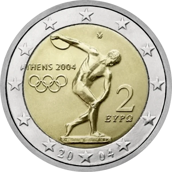 Pièce de 2 euros Athens 2004 Jeux Olympiques d'Athènes
