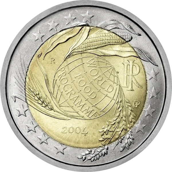 Pièce de 2 euros World Food Programme 2004