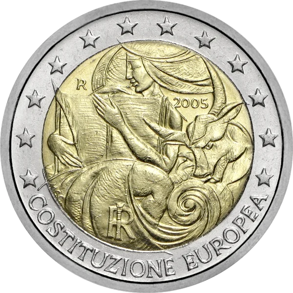 Pièce de 2 euros Costituzione Europea 2005