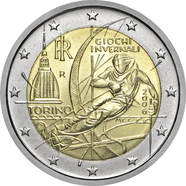 Pièce de 2 euros Giochi Invernali Torino 2006