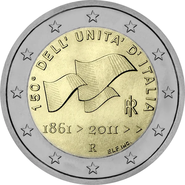 Pièce de 2 euros 150 Dell' Unita' d'Italia 1861-2011