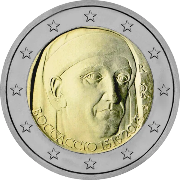 Pièce de 2 euros Boccaccio 1313-2013