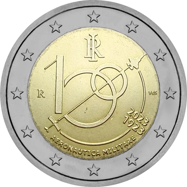 Pièce de 2 euros 100 Aeronautica Militare 1923-2023