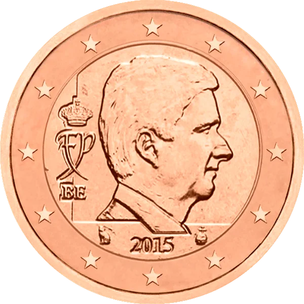Pièce de 1 centime Belgique Roi Philippe