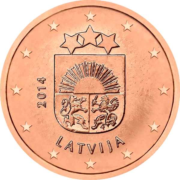 Pièce de 1 centime Latvija
