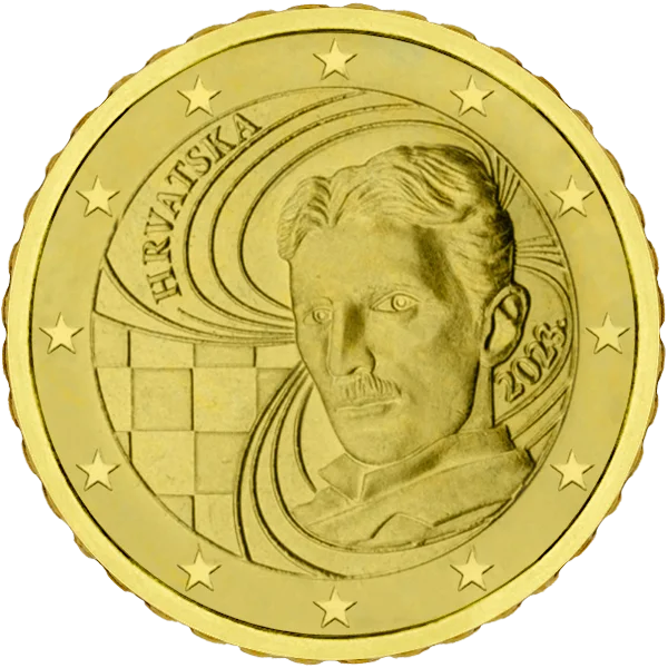 Pièce de 10 centimes hrvatska Nikola Tesla
