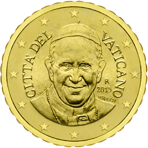 Pièce de 10 centimes Citta Del Vaticano François