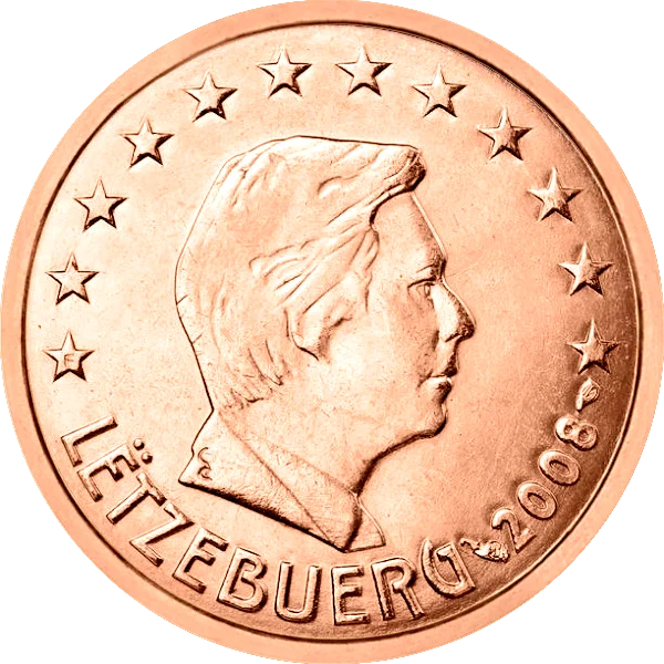 Pièce de 2 centimes Letzebuerg Henri