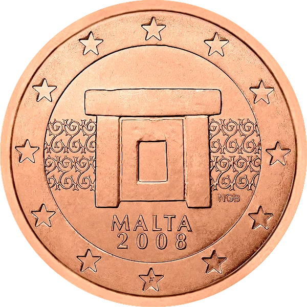 Pièce de 2 centimes Malta