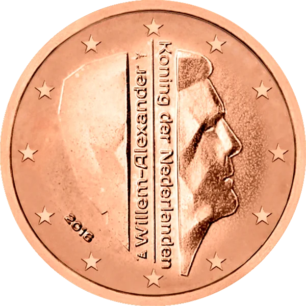 Pièce de 2 centimes Willem-Alexander Koning Der Nederlanden