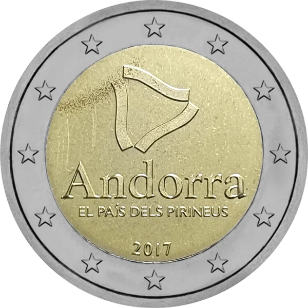 Pièce de 2 euros Andorre, Pays des Pyrénées